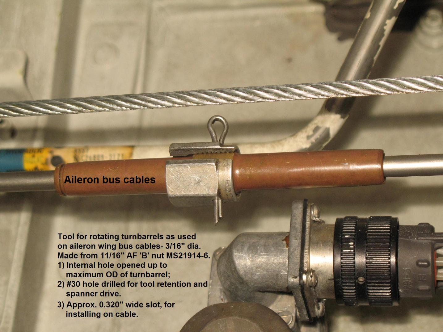 Cable tensioning tool 737ALL